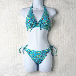 Puapua fruits graphic AOP bikini set